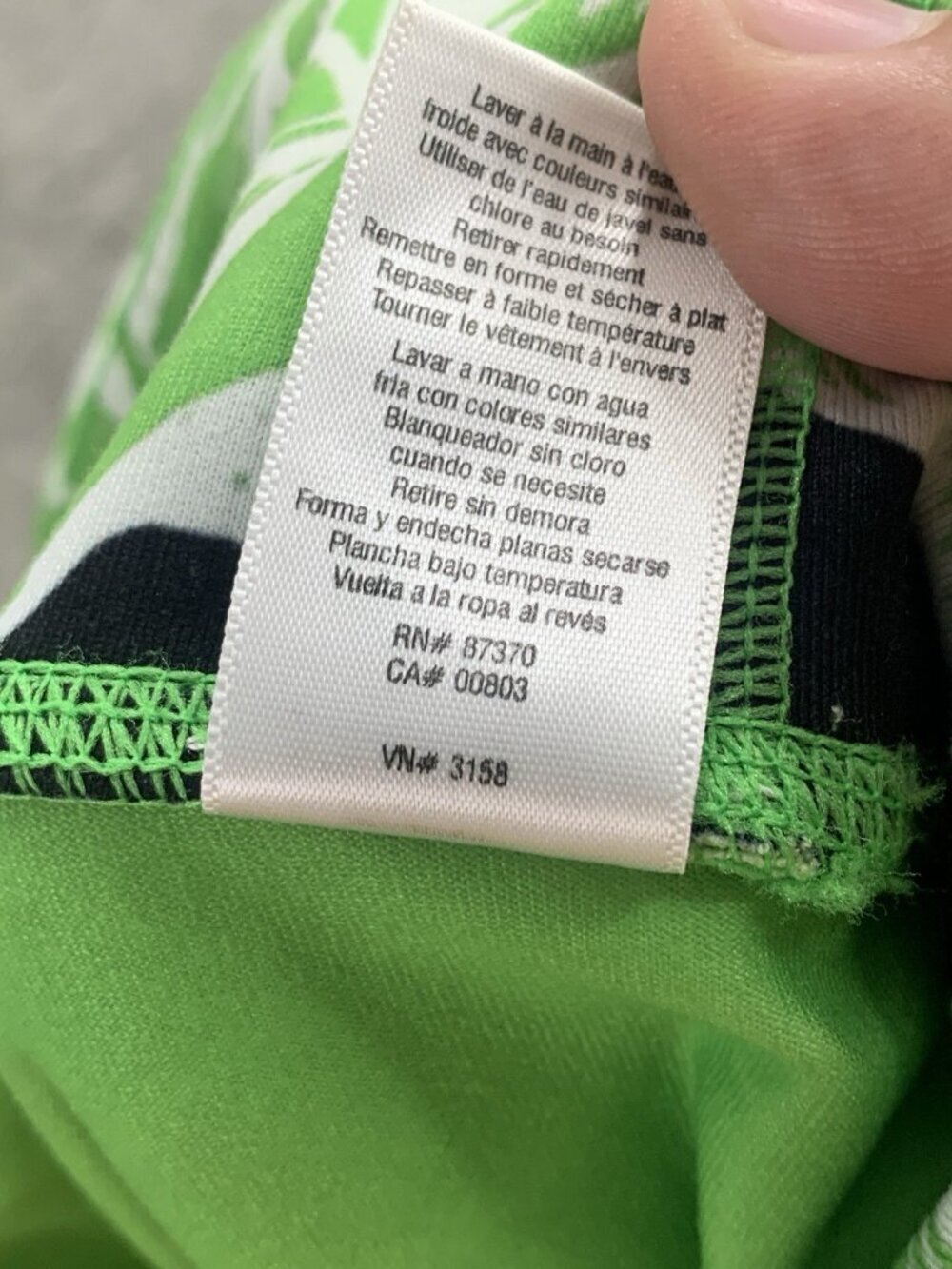 Alo Yoga Leggings Women’s Medium Green Palm Springs Glow Stick Air Brush Cropped - Picture 11 of 12